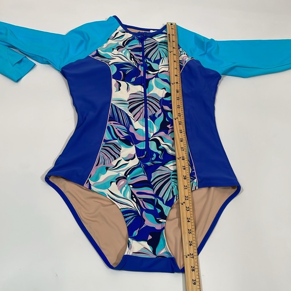 Coolibar Escalante Long Sleeve Swimsuit Size L EUC - Picture 6 of 14